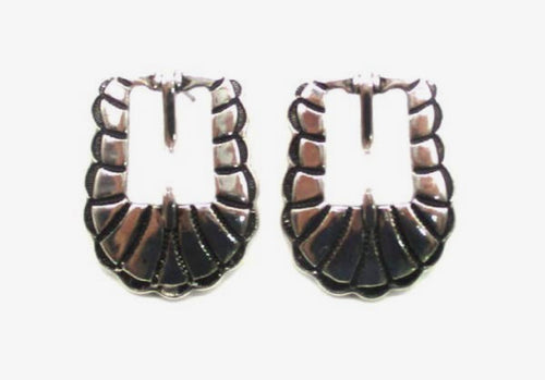 Belt Buckle Post Earrings