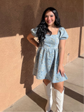 BLOOMIN DENIM DRESS