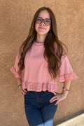 SOFT SUNSET LACE TOP