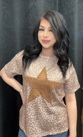 LONE STAR LEOPARD TOP