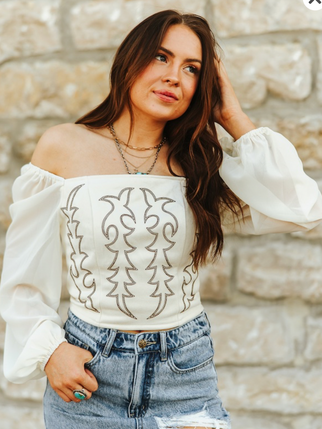 Ivory Outlaw L/S Top
