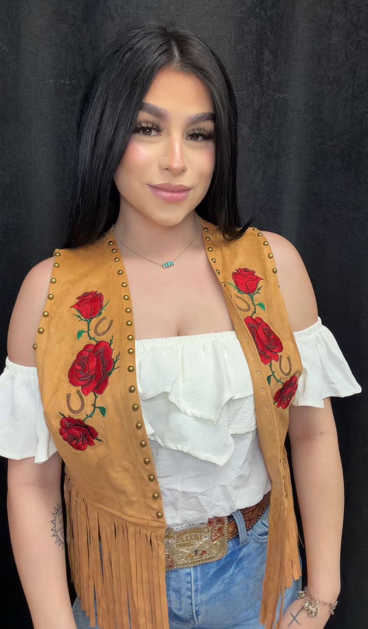 Rodeo Rose Vest