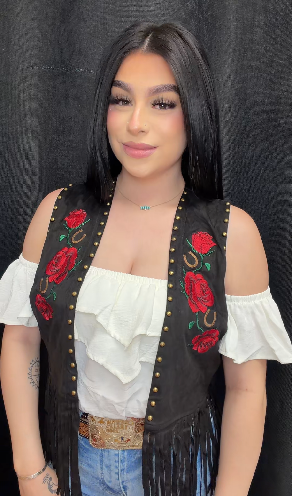 Rodeo Rose Vest