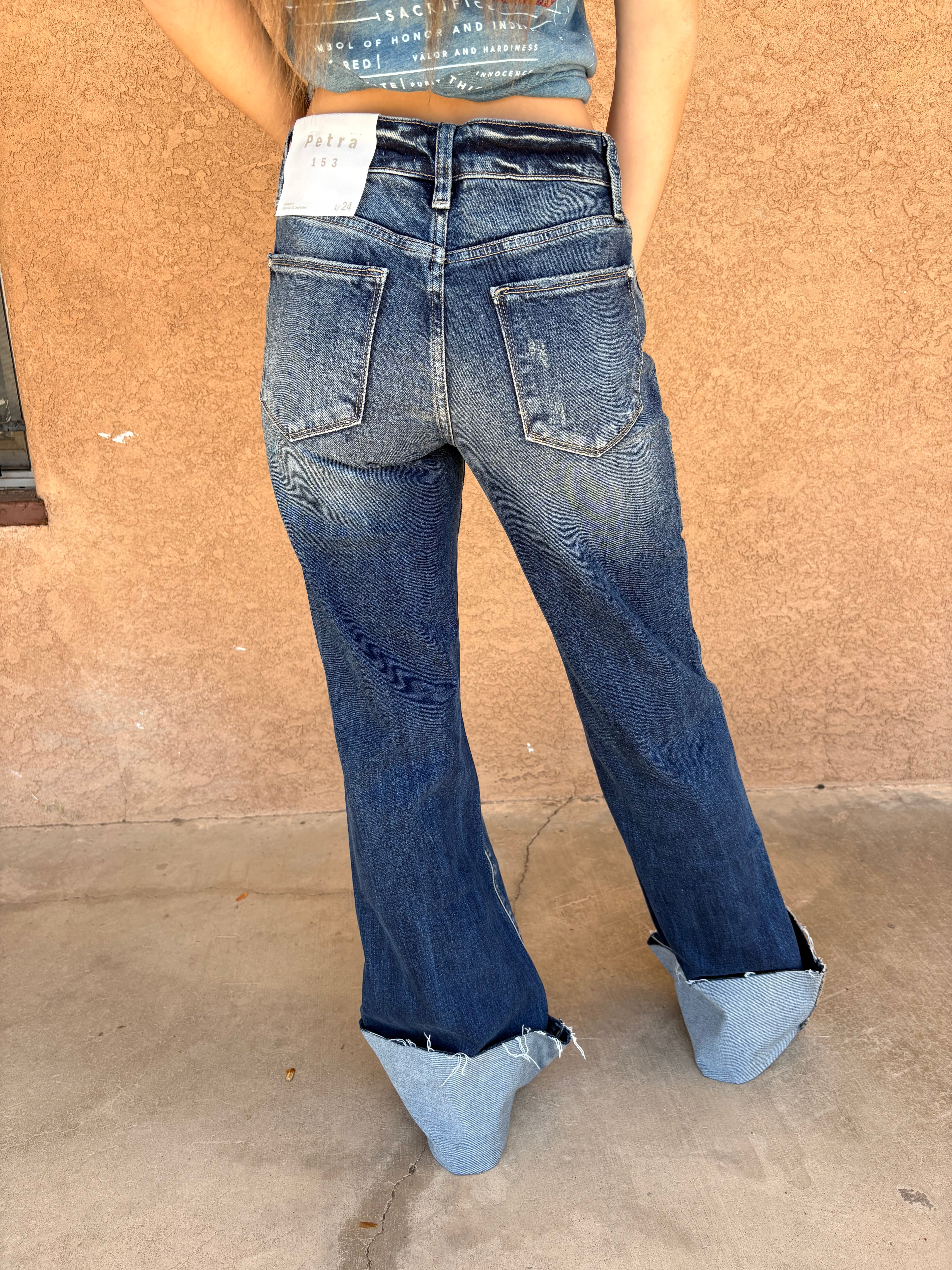 Cuffed Crush Denim