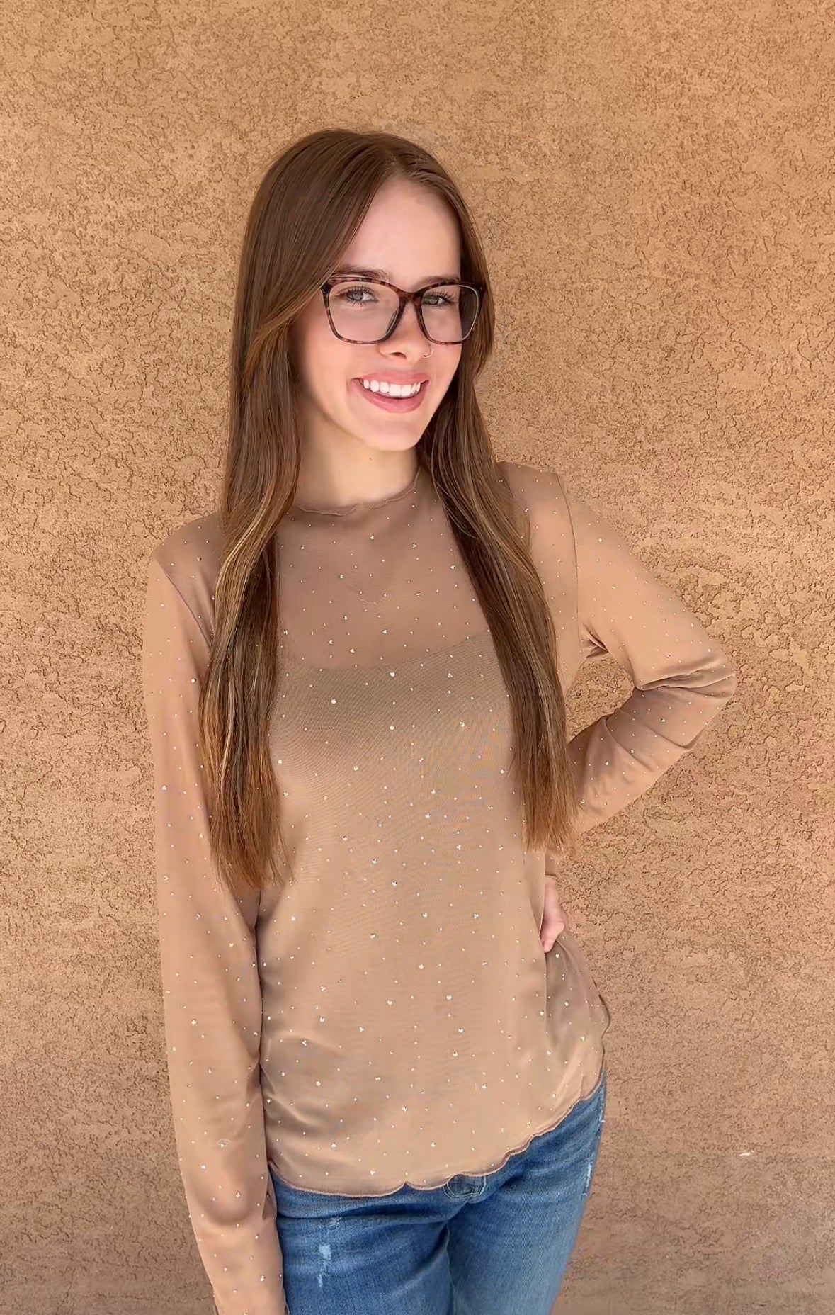Disco Darlin' Mesh Top
