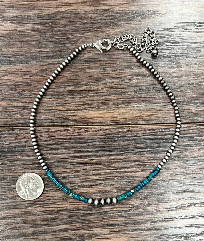 15" 4mm Gemstone Necklace