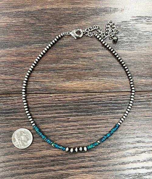 15" 4mm Gemstone Necklace