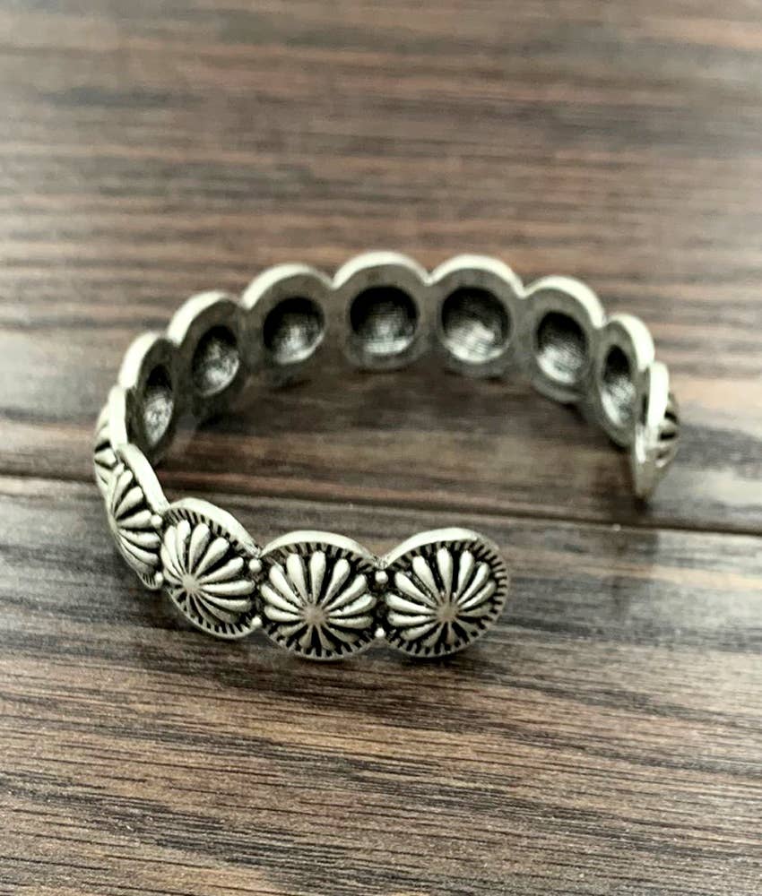 BOHO CONCHO CUFF BRACELET