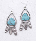 TURQ MY HEART EARRINGS