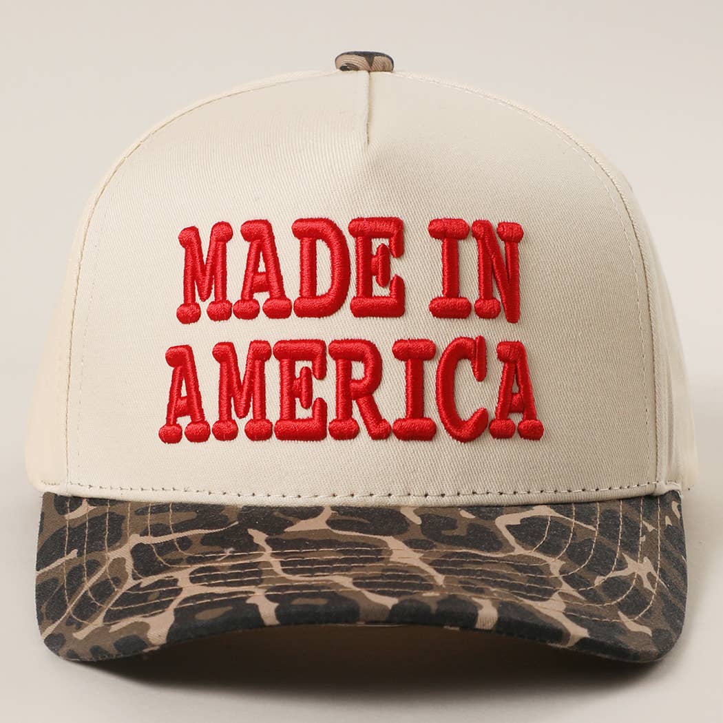 MADE IN AMERICA TRUCKER HAT