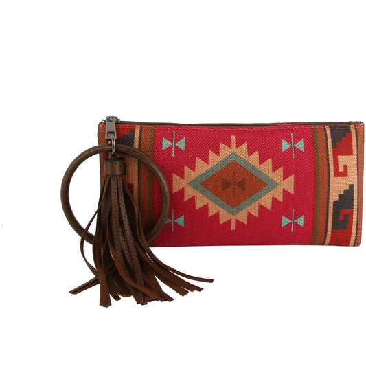 Aztec Clutch Wristlet