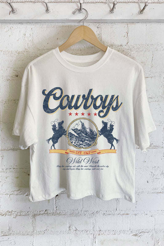 COWBOYS LONG CROP TOP