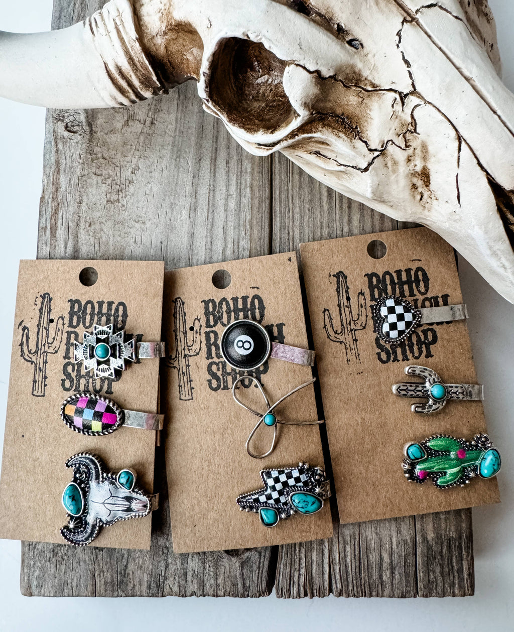 Hat Charm Clips 