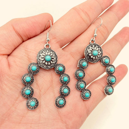 Horseshoe Dangle Earrings
