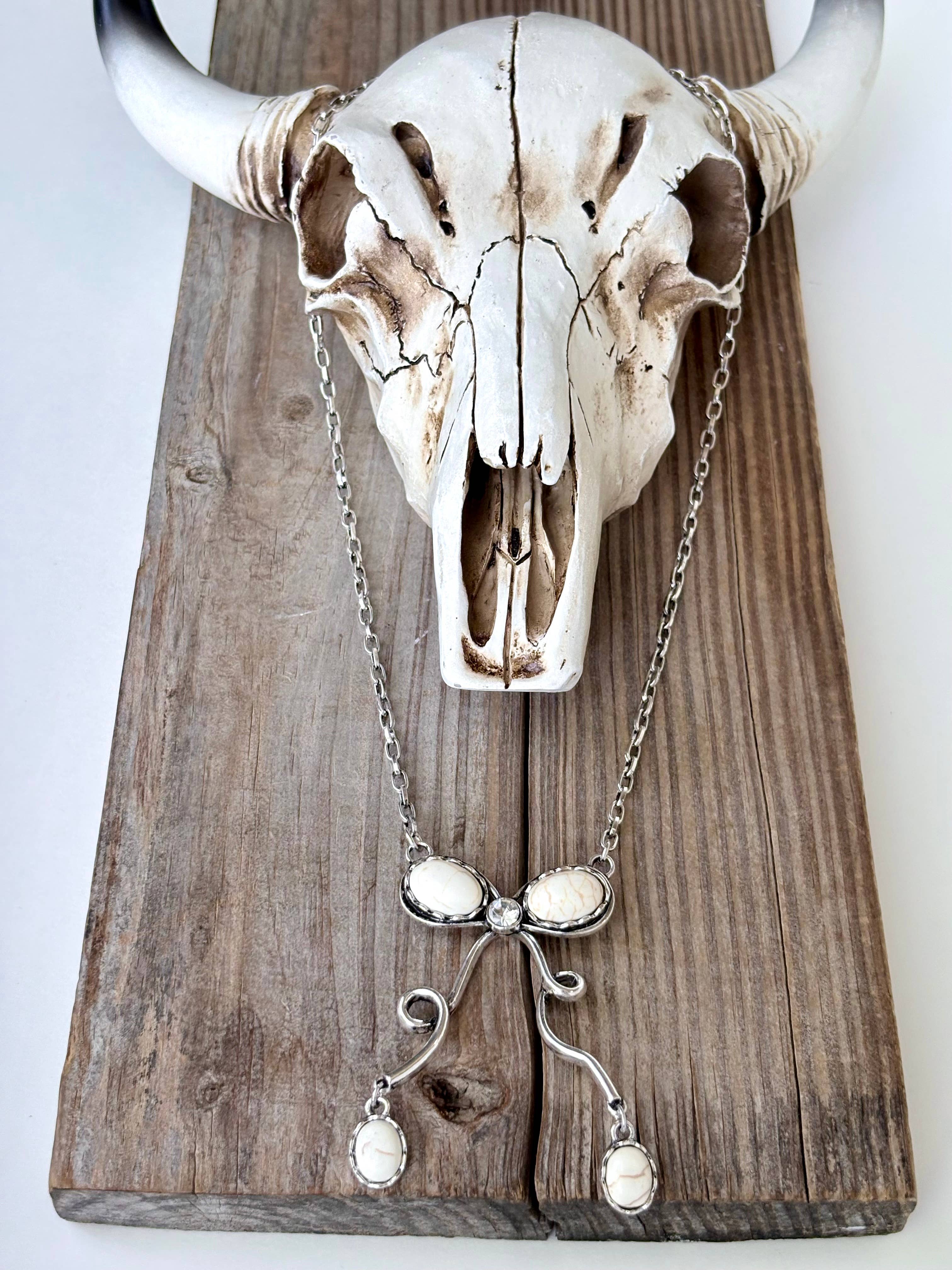 Coquette Bow Pendant Necklace