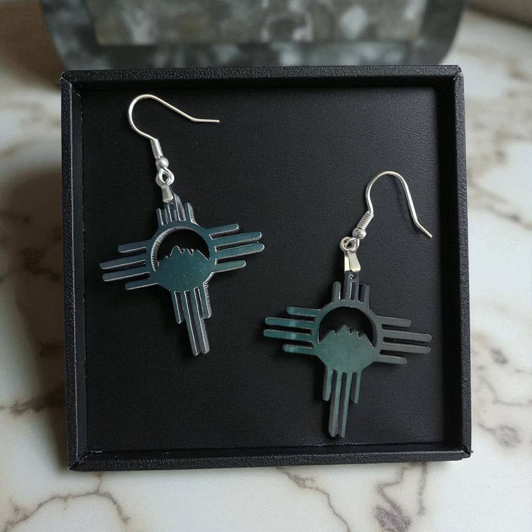 NM Zia Mountain Earrings