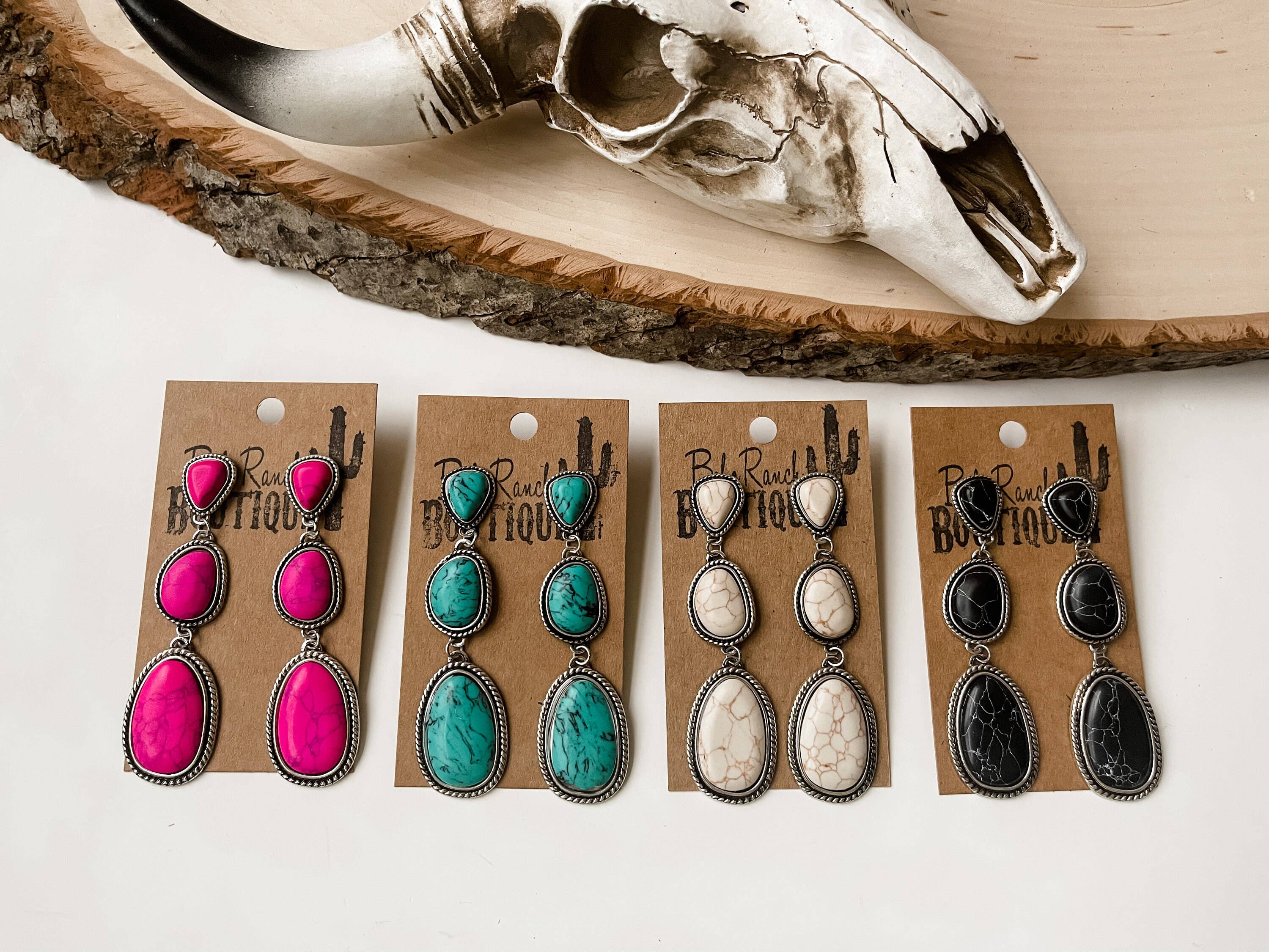 3 TIERED EARRINGS