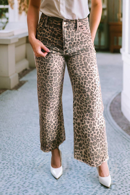 CHEETAH GIRL WIDE LEG