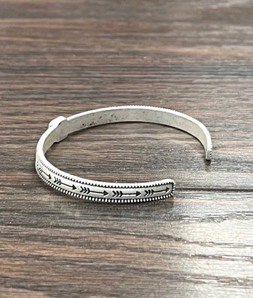 Small Square Turquoise Cuff Bracelet