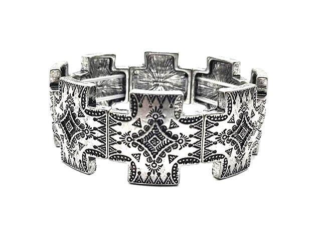 Cross Stretch Bracelet