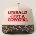 JUST A COWGIRL TRUCKER HAT