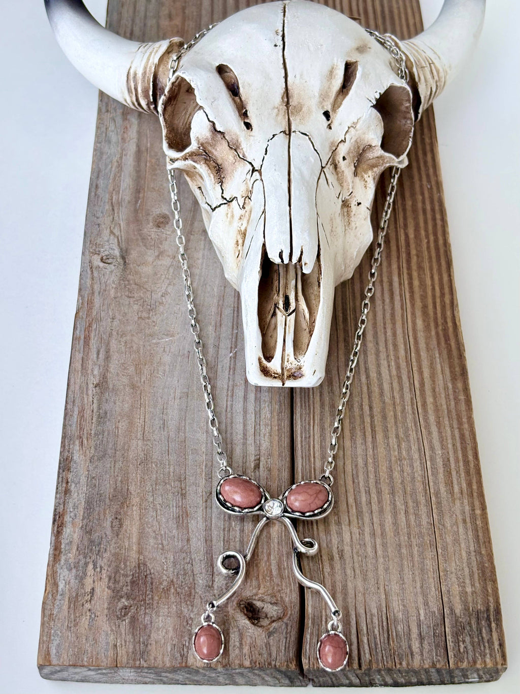 Coquette Bow Pendant Necklace