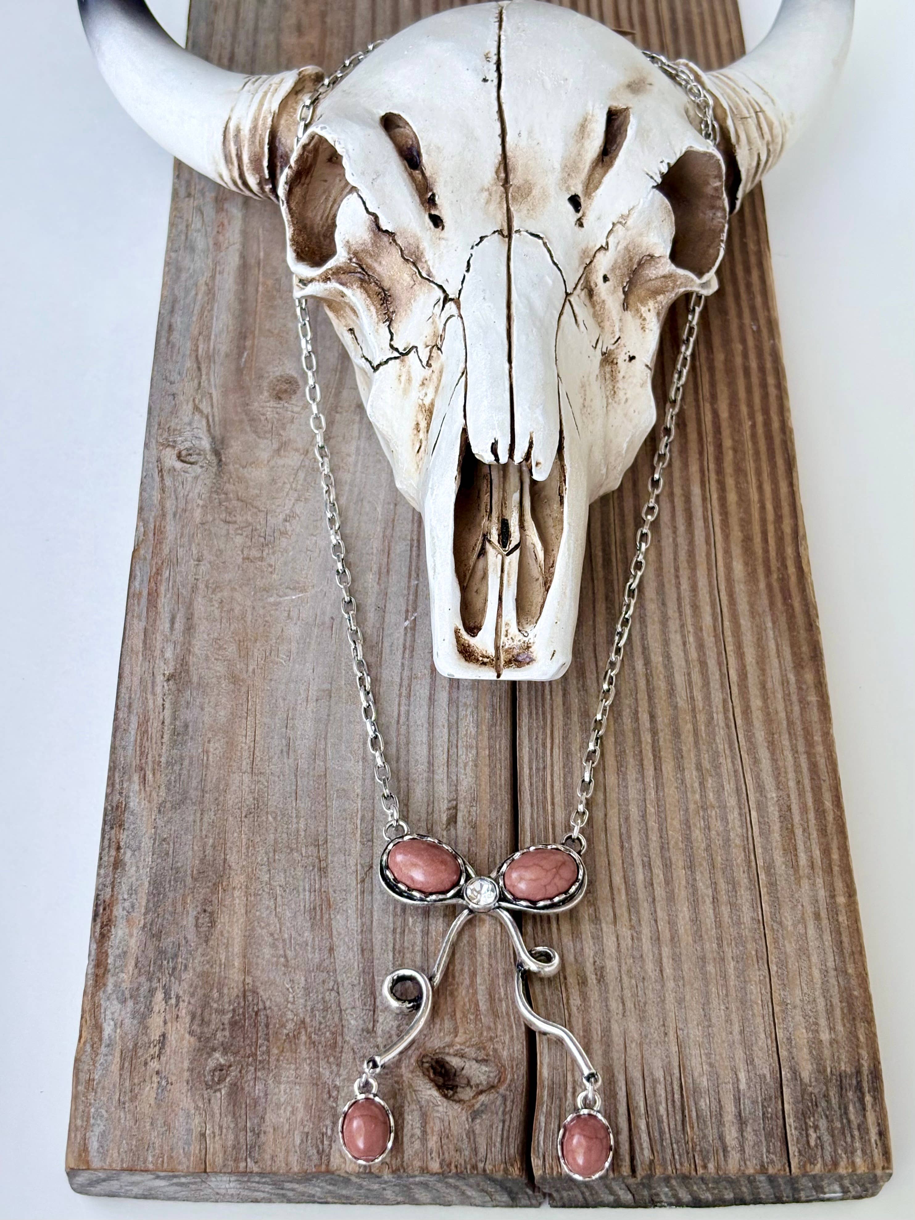 Coquette Bow Pendant Necklace