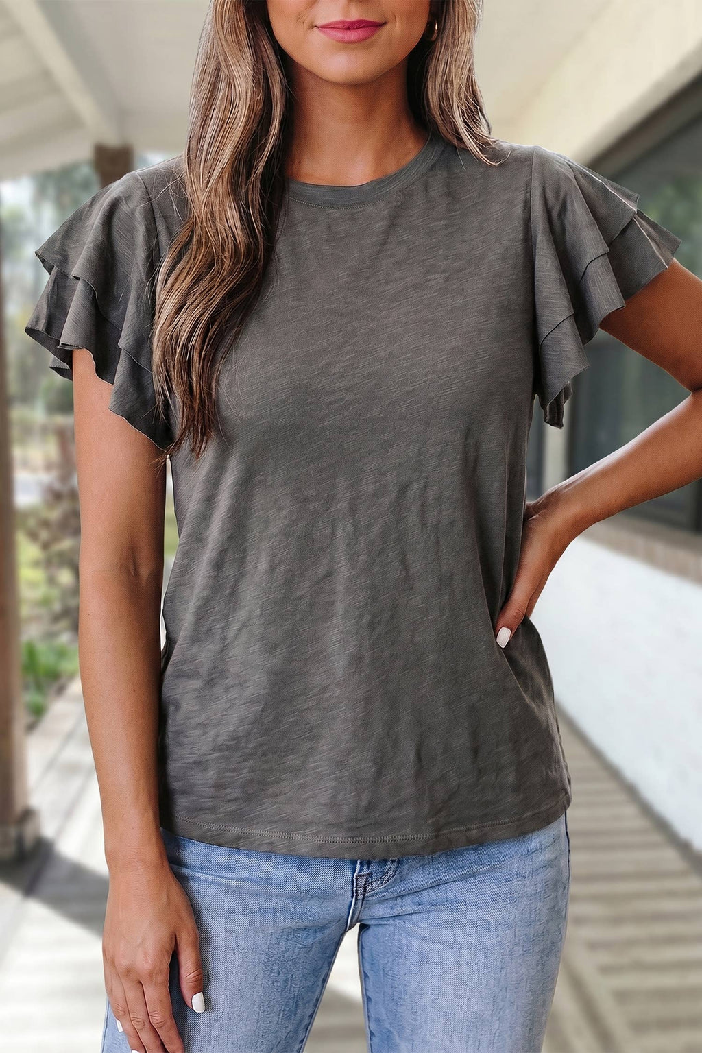 Ruffle Some Feathers Top