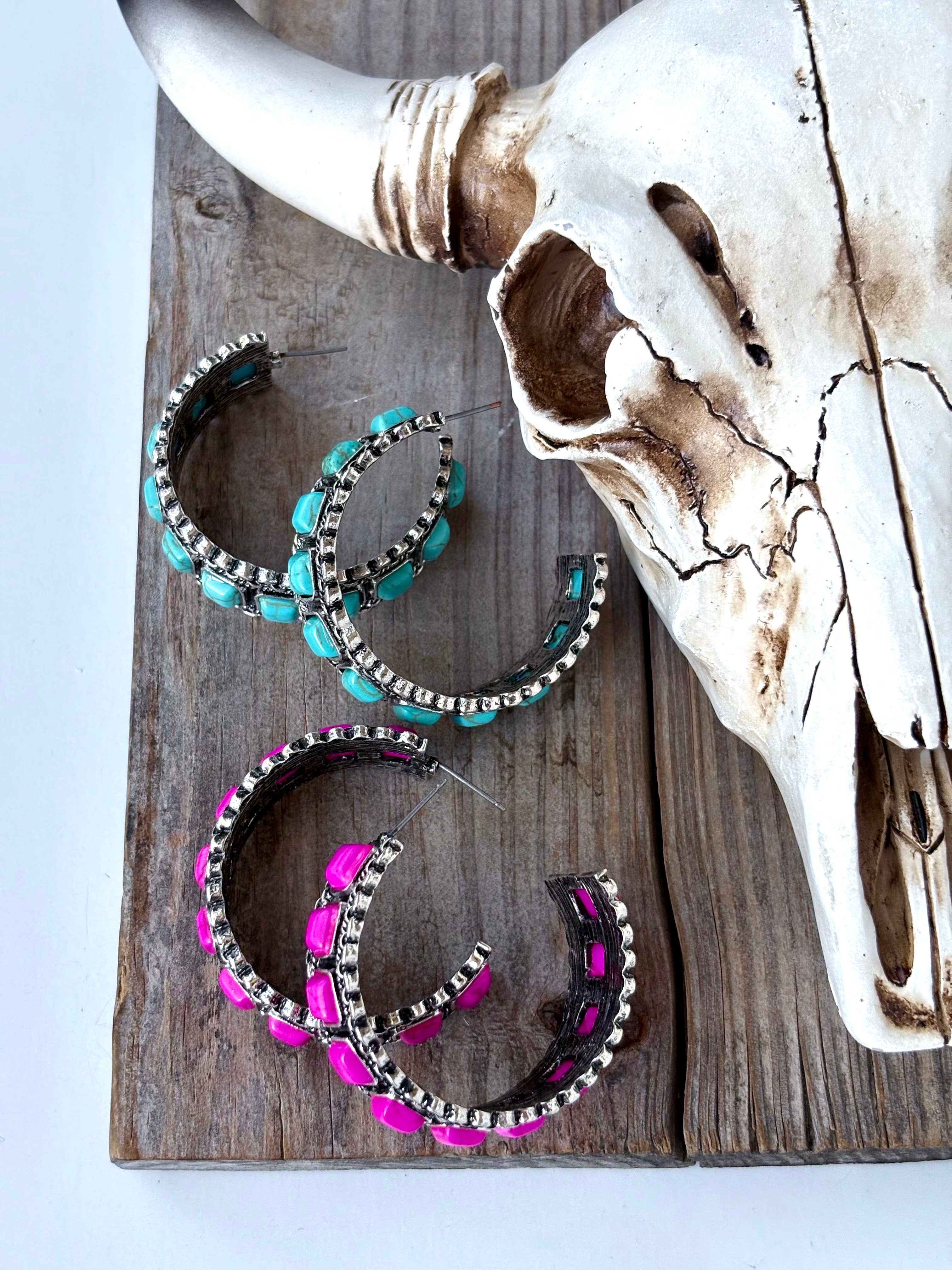 OPEN HOOP EARRINGS