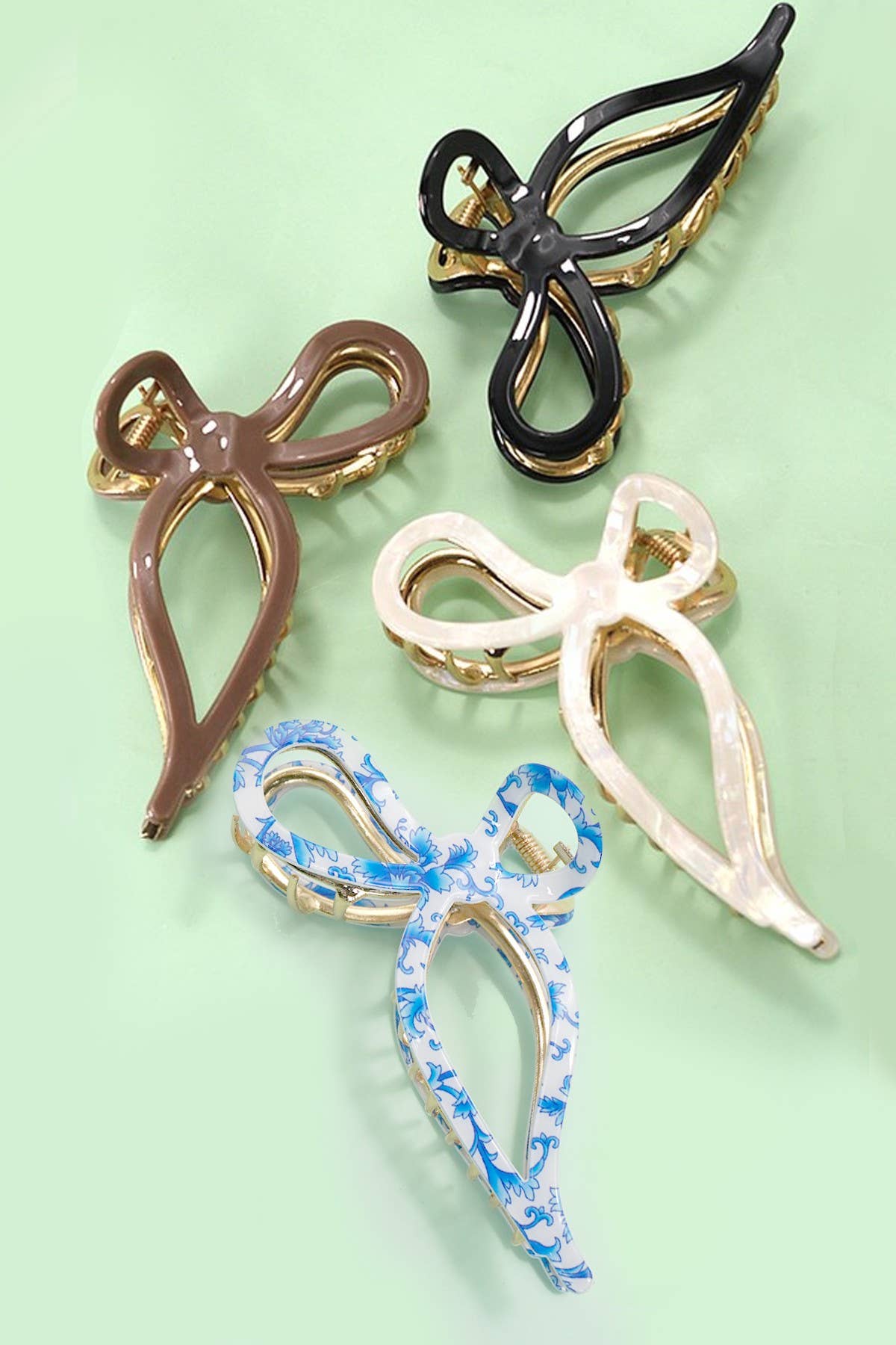 JUMBO BOW CLAW CLIPS