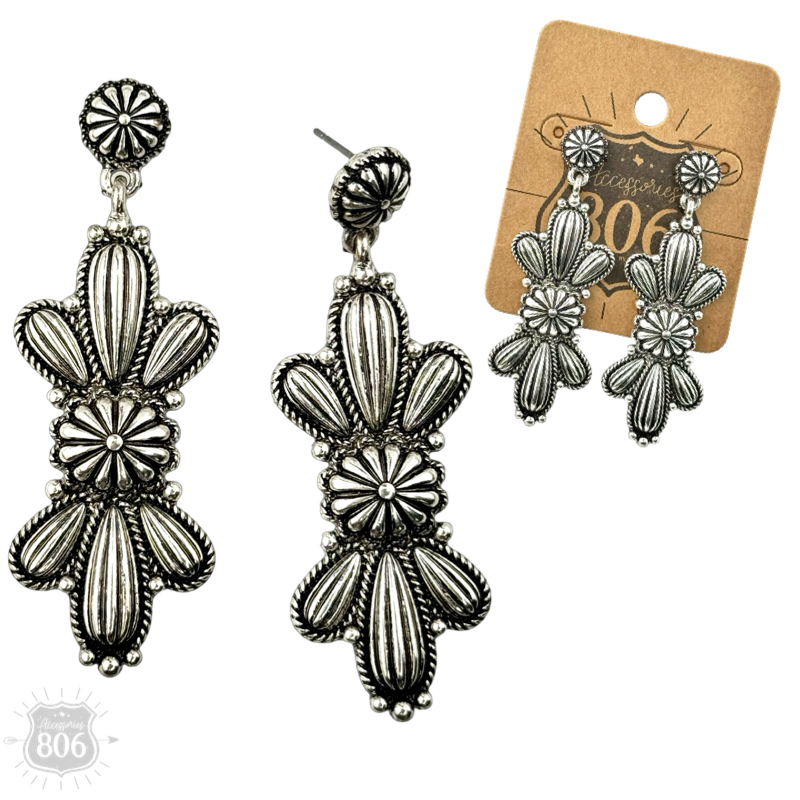 Butterfly Concho Earrings