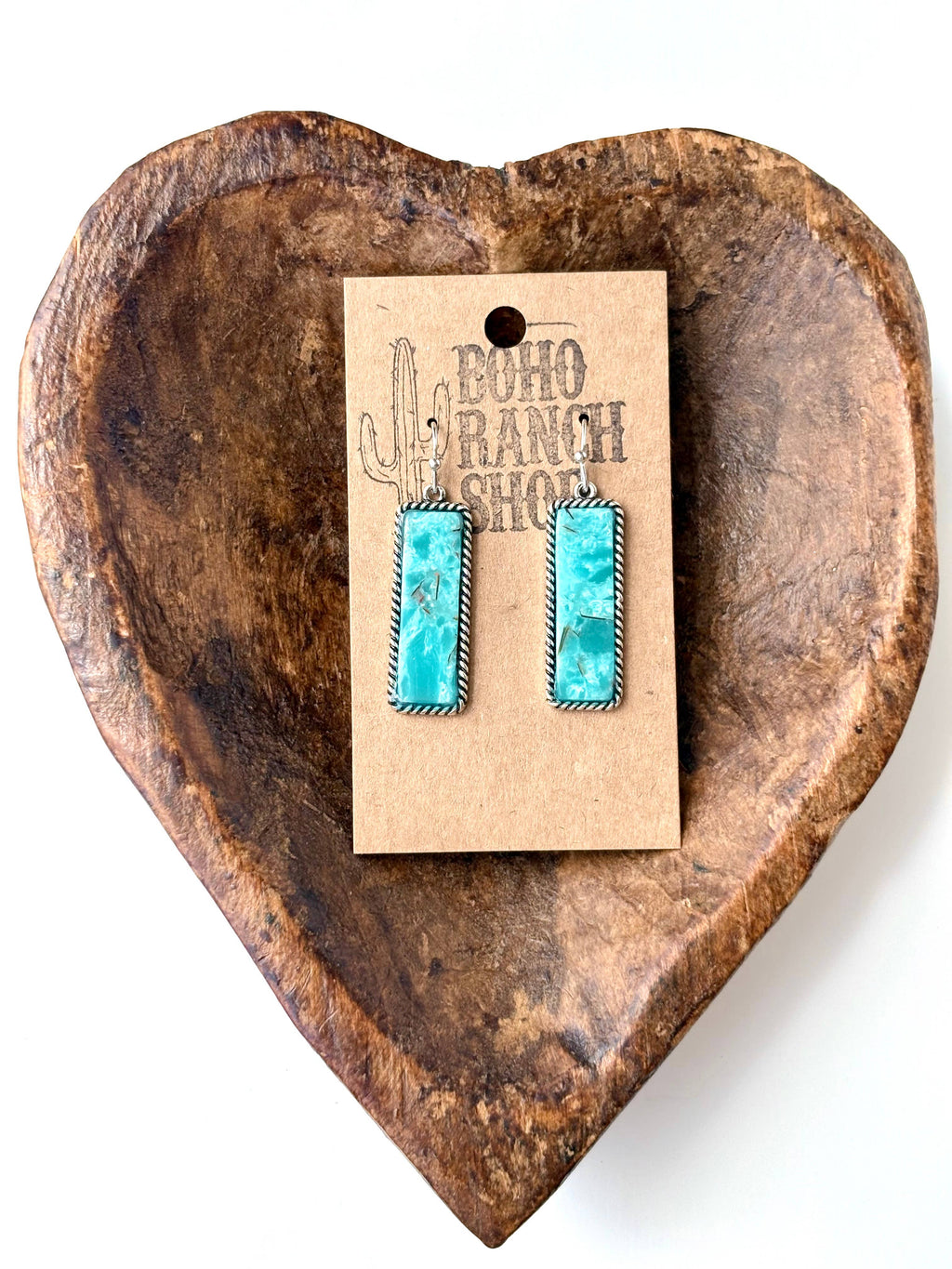 Stone Bar Drop Dangle Earrings