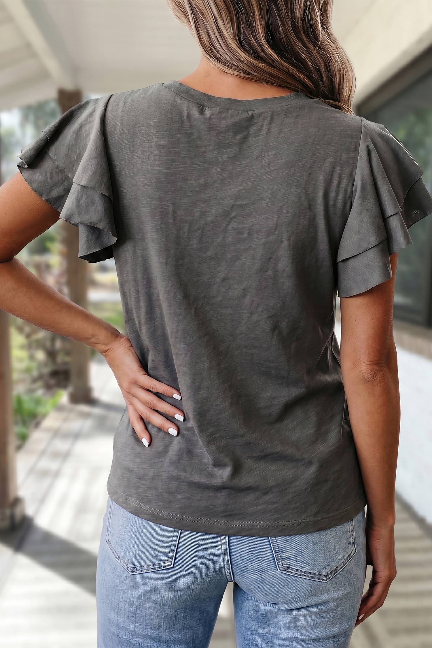 Ruffle Some Feathers Top