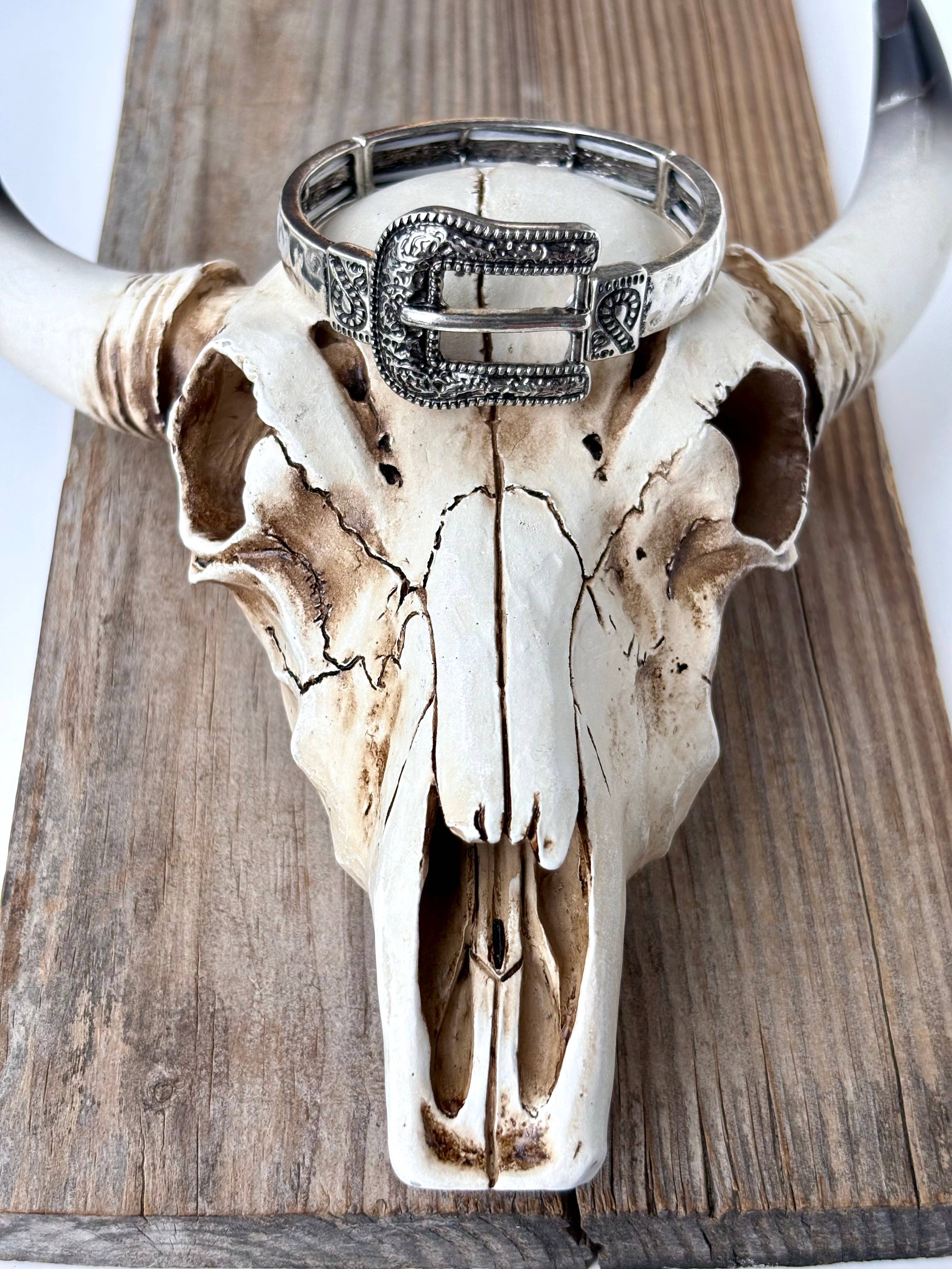 BELT BUCKLE STRETCH BRACELET