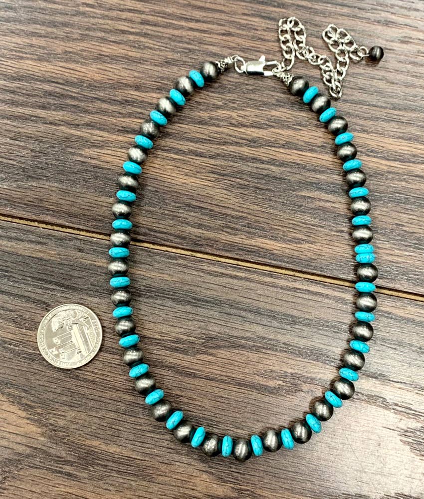 15" 8mm Bead Necklace