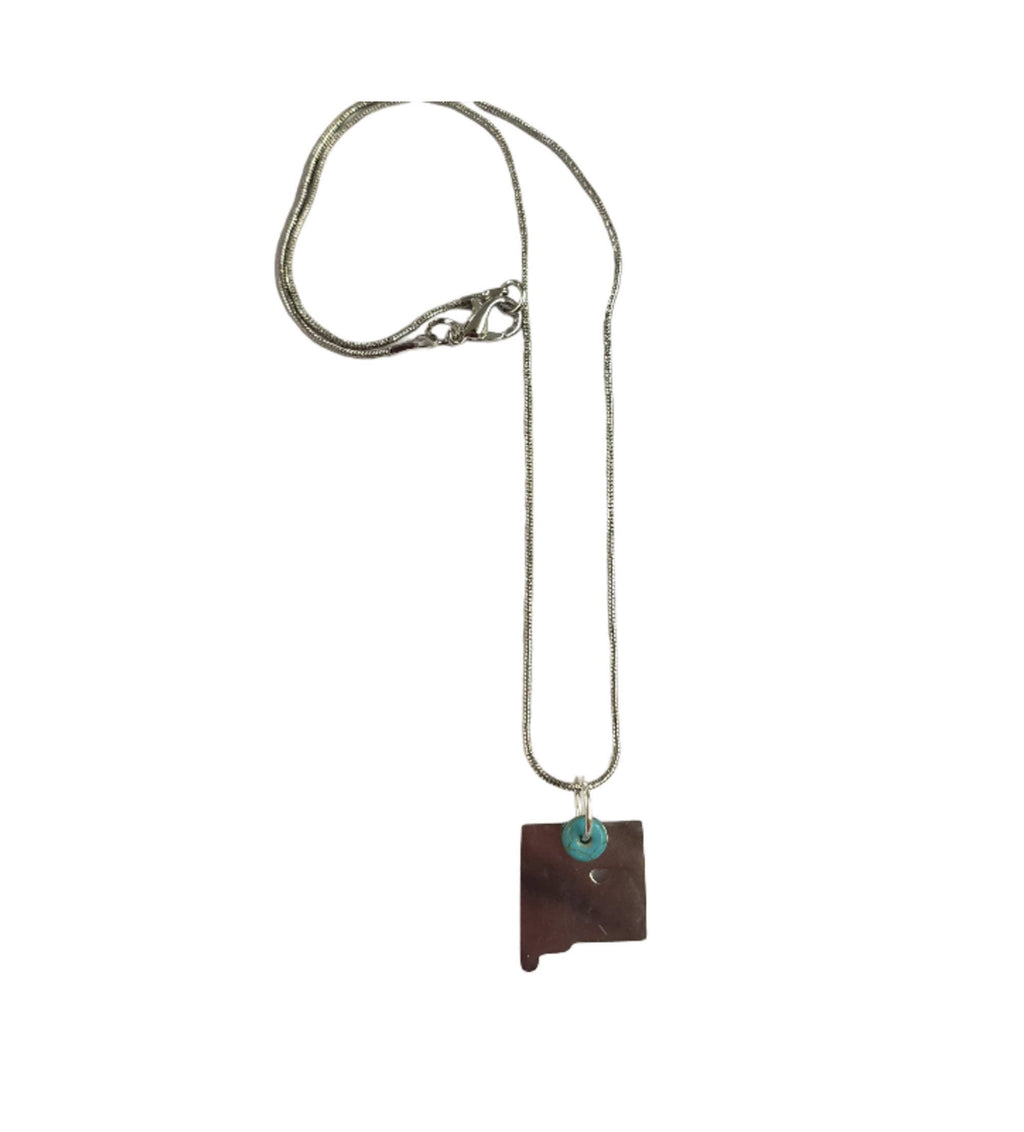 New Mexico State Cutout Necklace