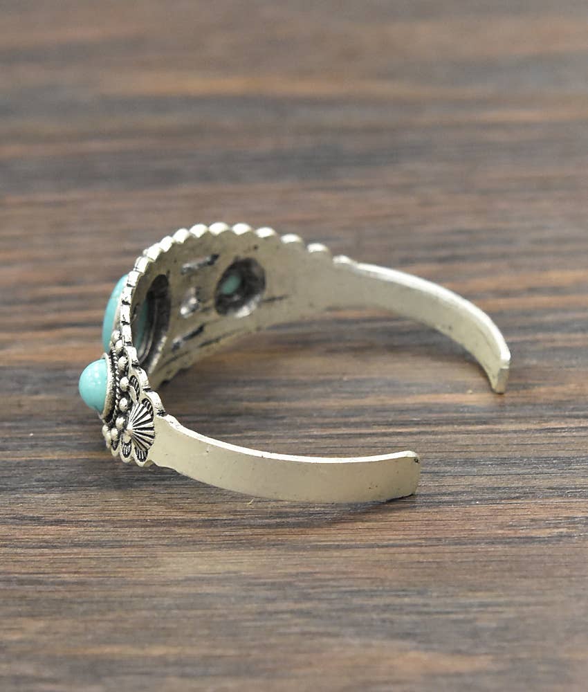 Western Turquoise Cuff Bracelet