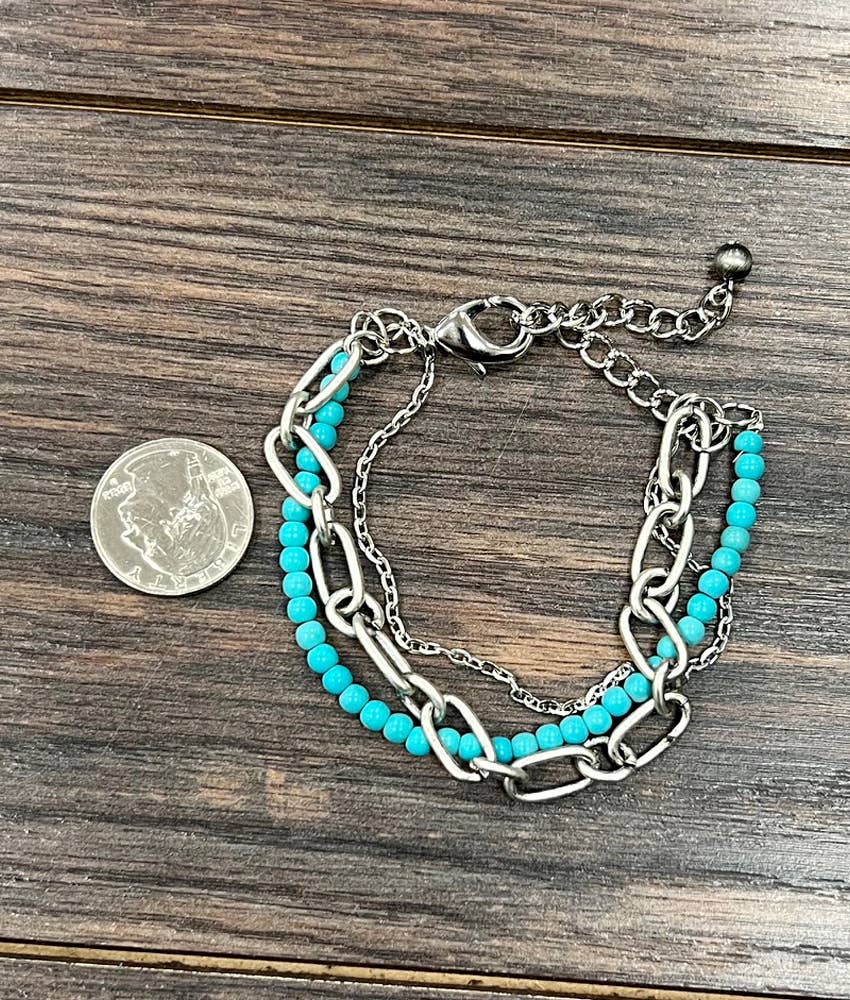 Handmade Turquoise Adjustable Bracelet