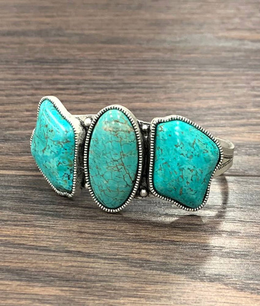 Big! Turquoise Cuff Bracelet