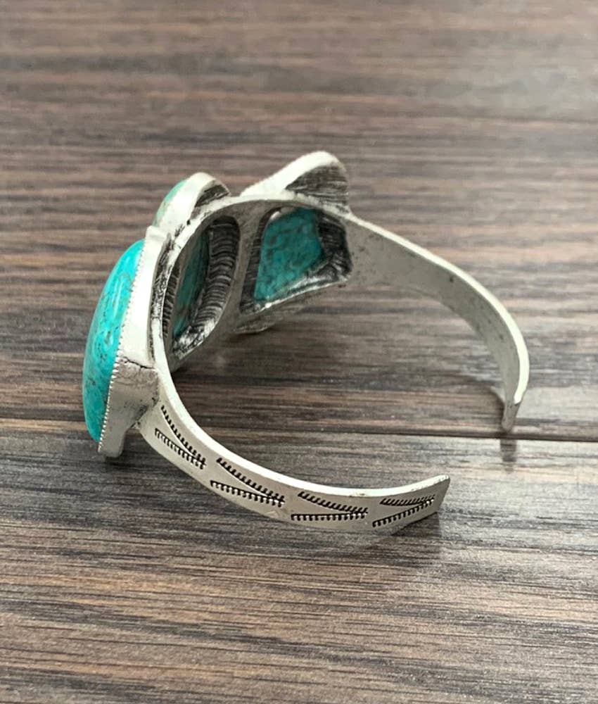 Big! Turquoise Cuff Bracelet