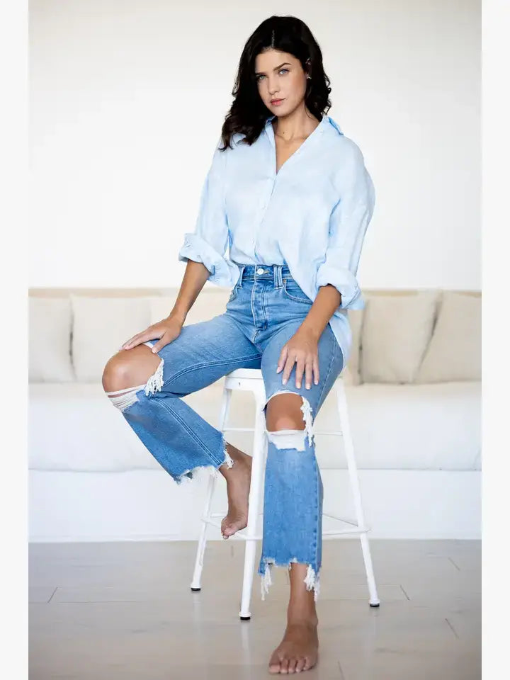 ULTRA HIGH RISE WIDE JEANS